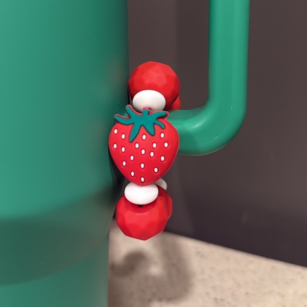 Strawberry Handle Charm